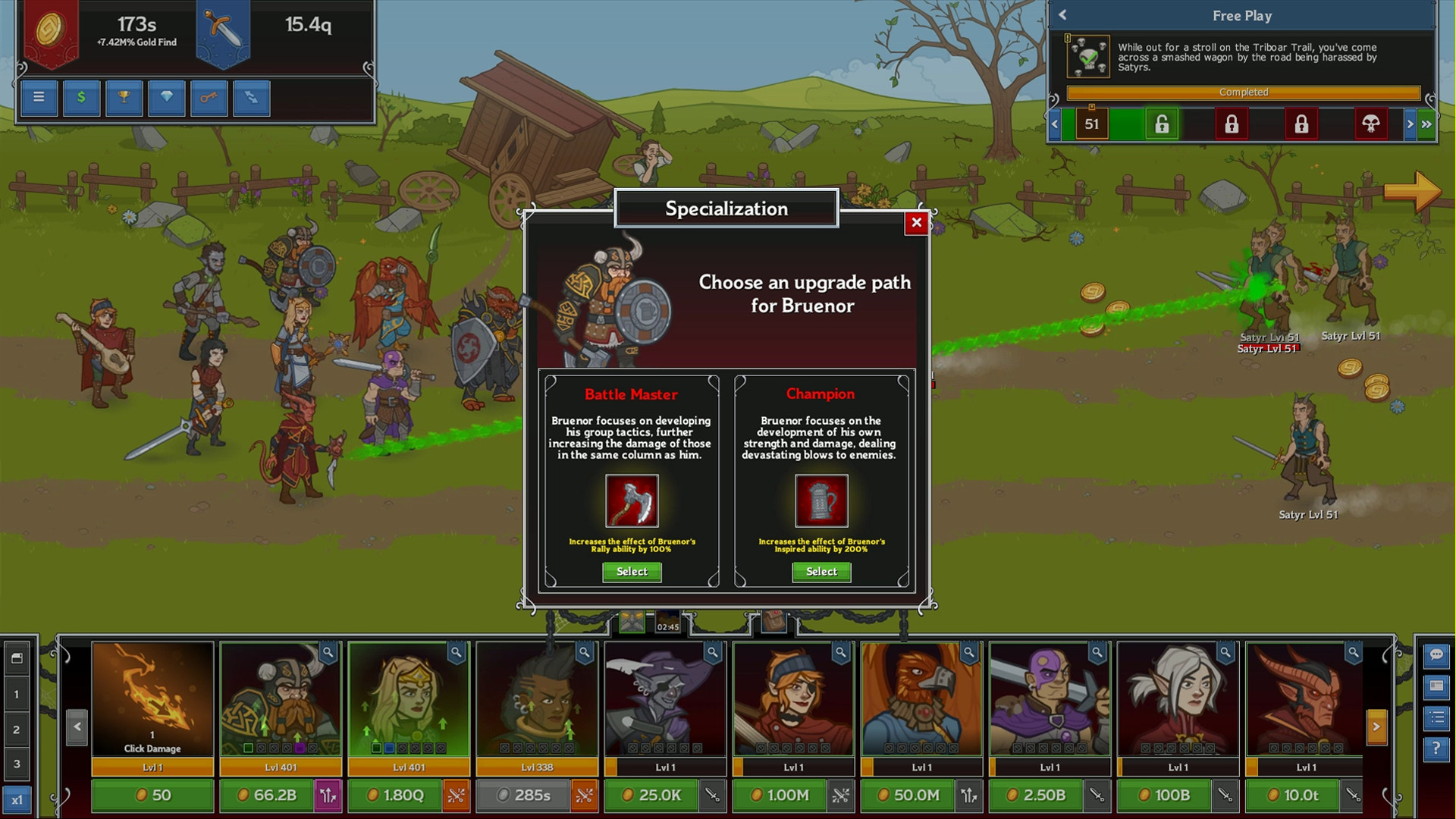 Скриншот из игры Idle Champions of the Forgotten Realms - 2