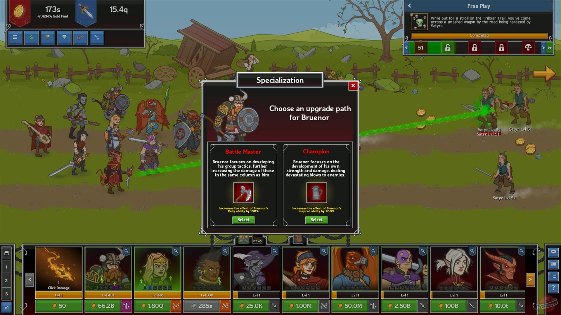 Скриншот из игры Idle Champions of the Forgotten Realms - 16