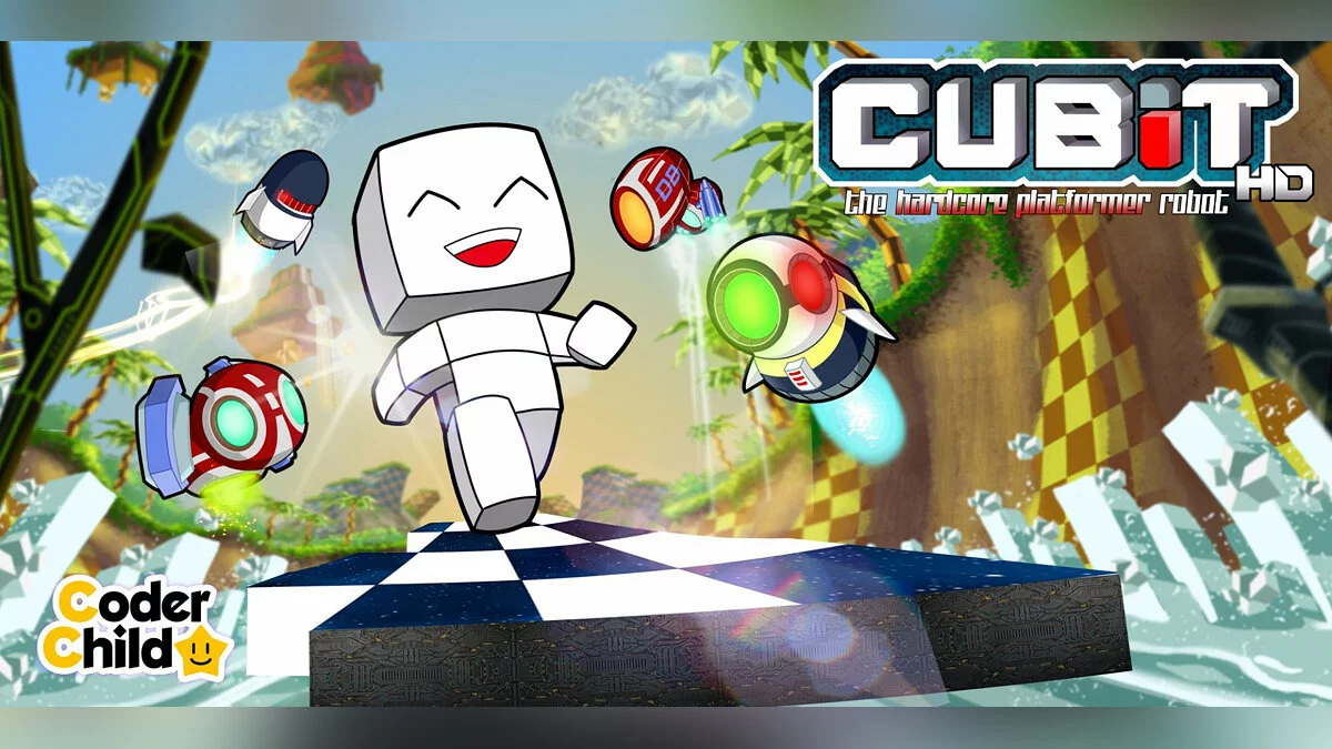 Скриншот из игры Cubit: The Hardcore Platformer Robot - 15