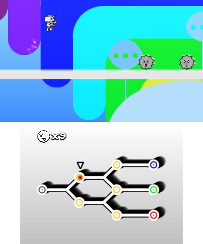 Скриншот из игры Cubit: The Hardcore Platformer Robot - 1
