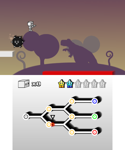 Скриншот из игры Cubit: The Hardcore Platformer Robot - 3