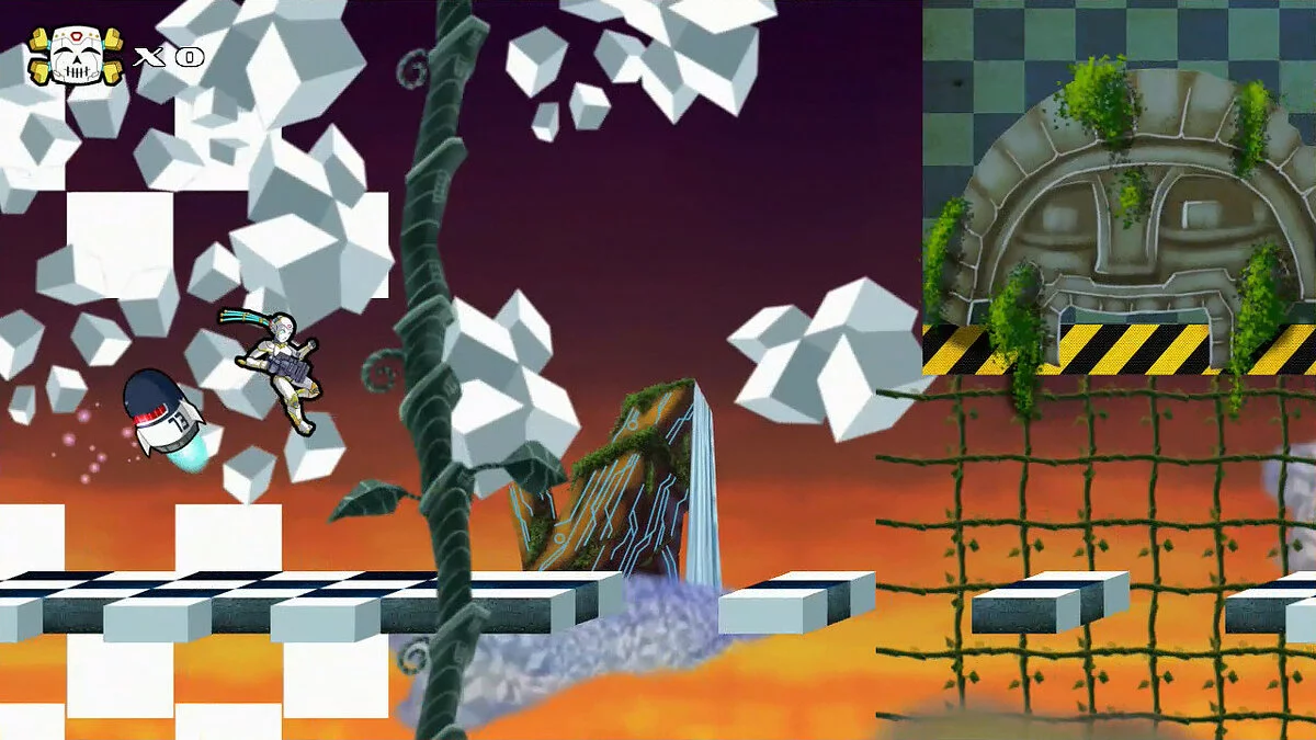 Скриншот из игры Cubit: The Hardcore Platformer Robot - 7