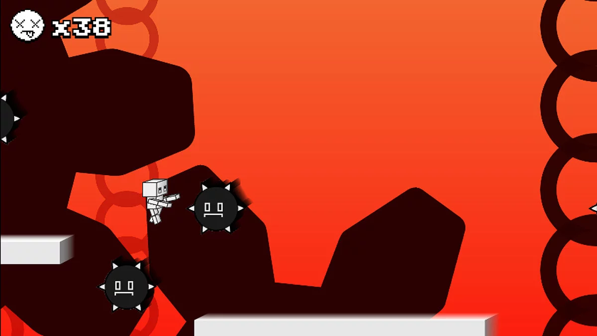 Скриншот из игры Cubit: The Hardcore Platformer Robot - 6