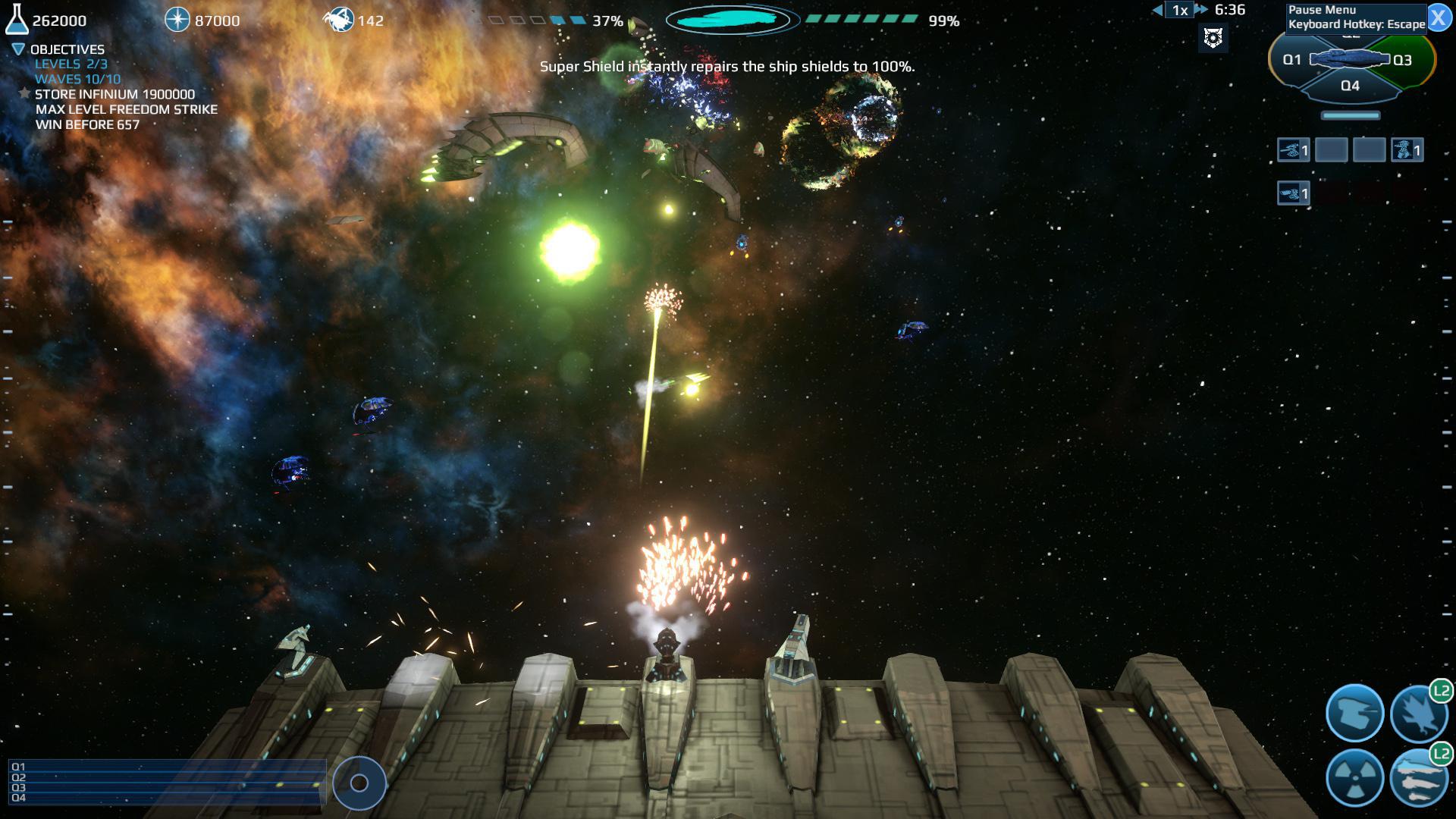 Скриншот из игры Infinium Strike - 52