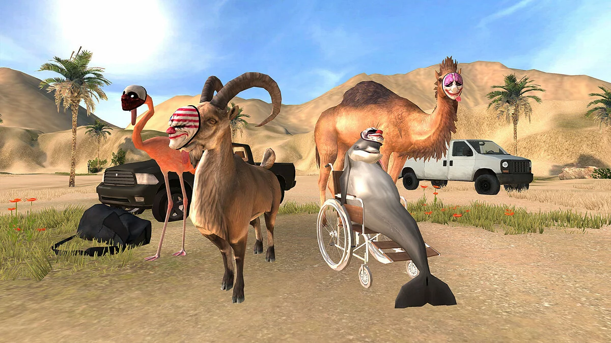 Скриншот из игры Goat Simulator Payday - 2
