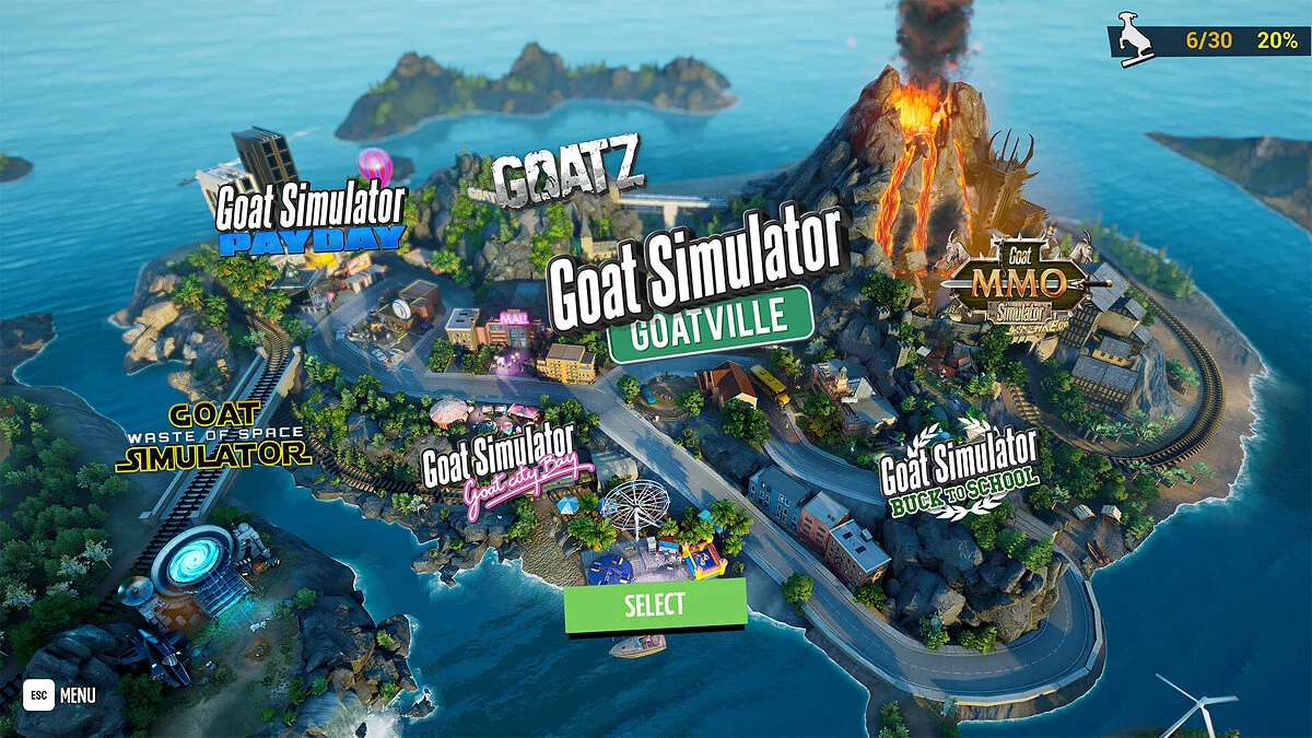 Скриншот из игры Goat Simulator: Remastered - 4