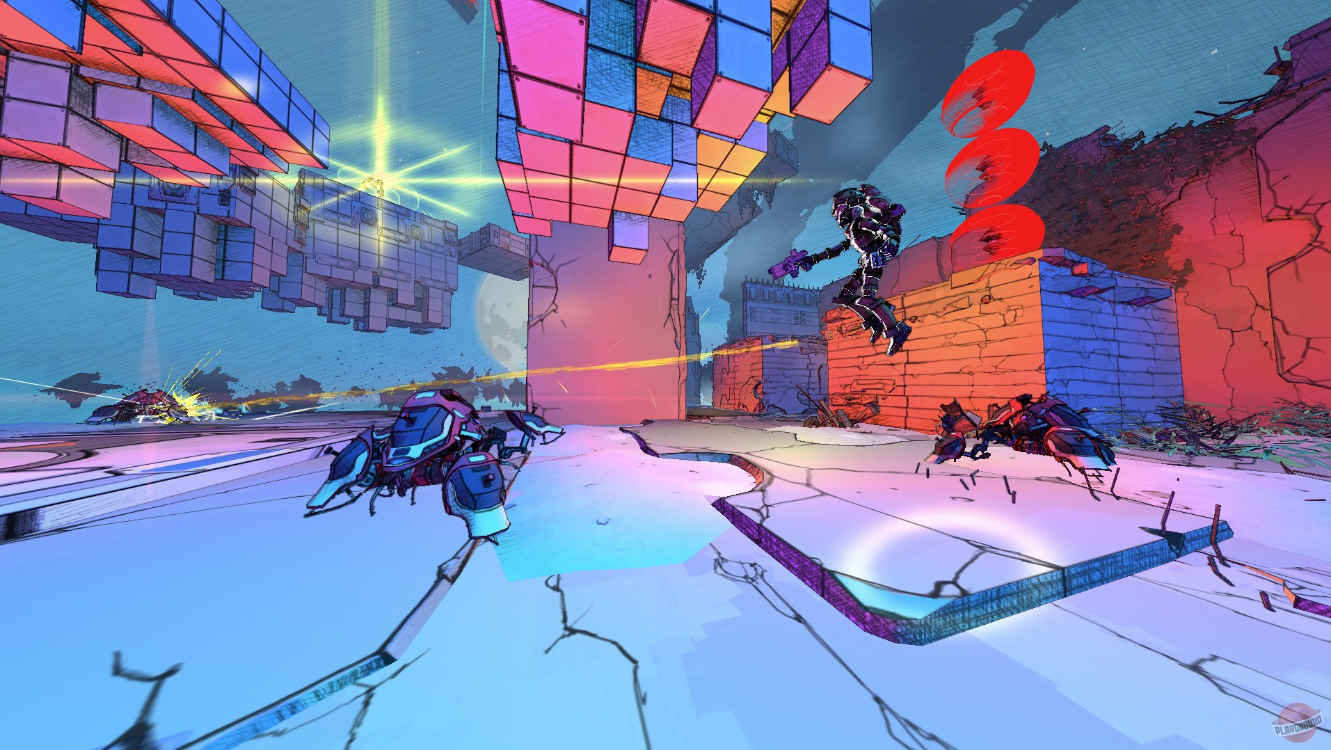 Скриншот из игры Super Cloudbuilt - 7