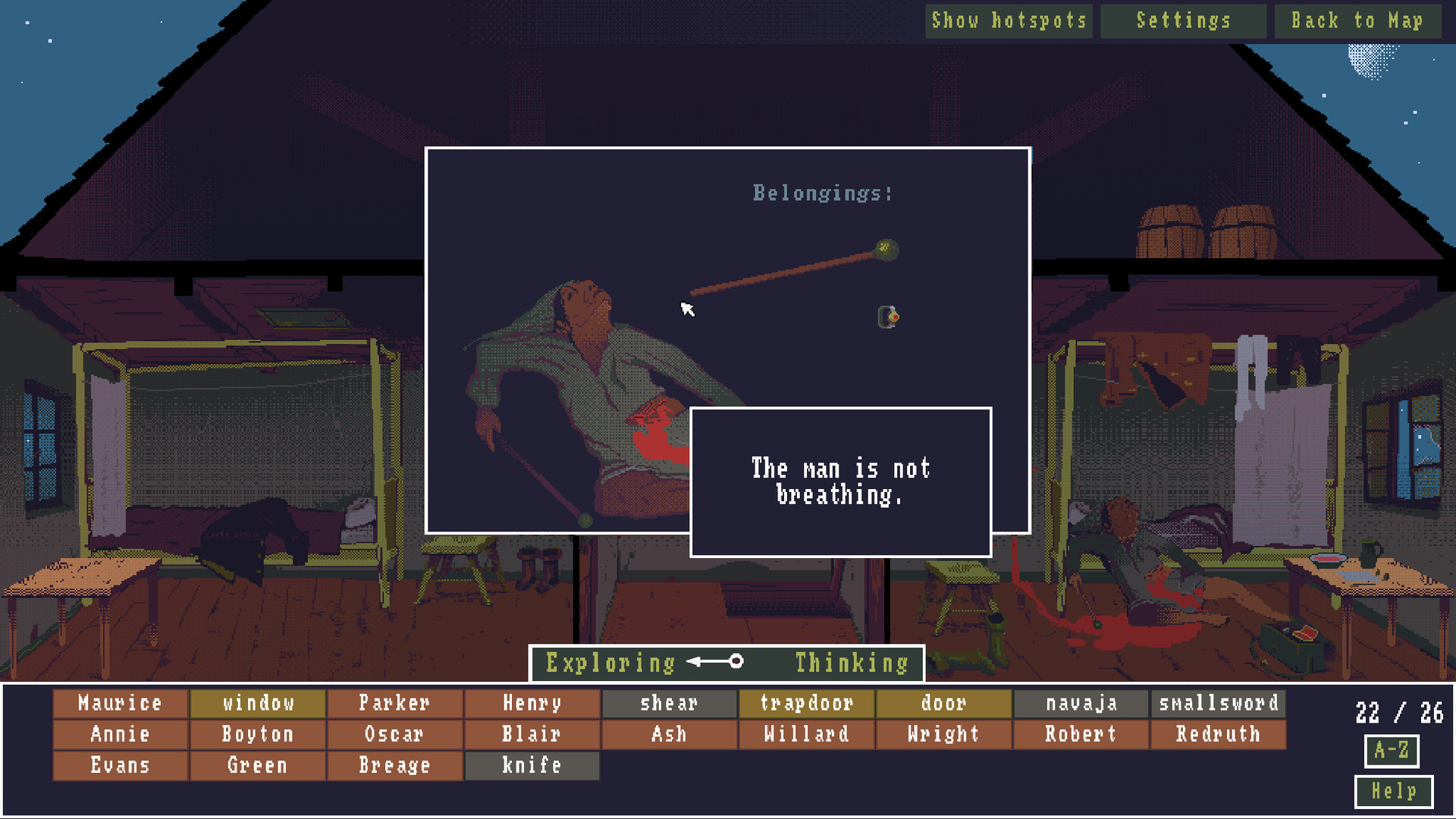 Скриншот из игры The Case of the Golden Idol - 12