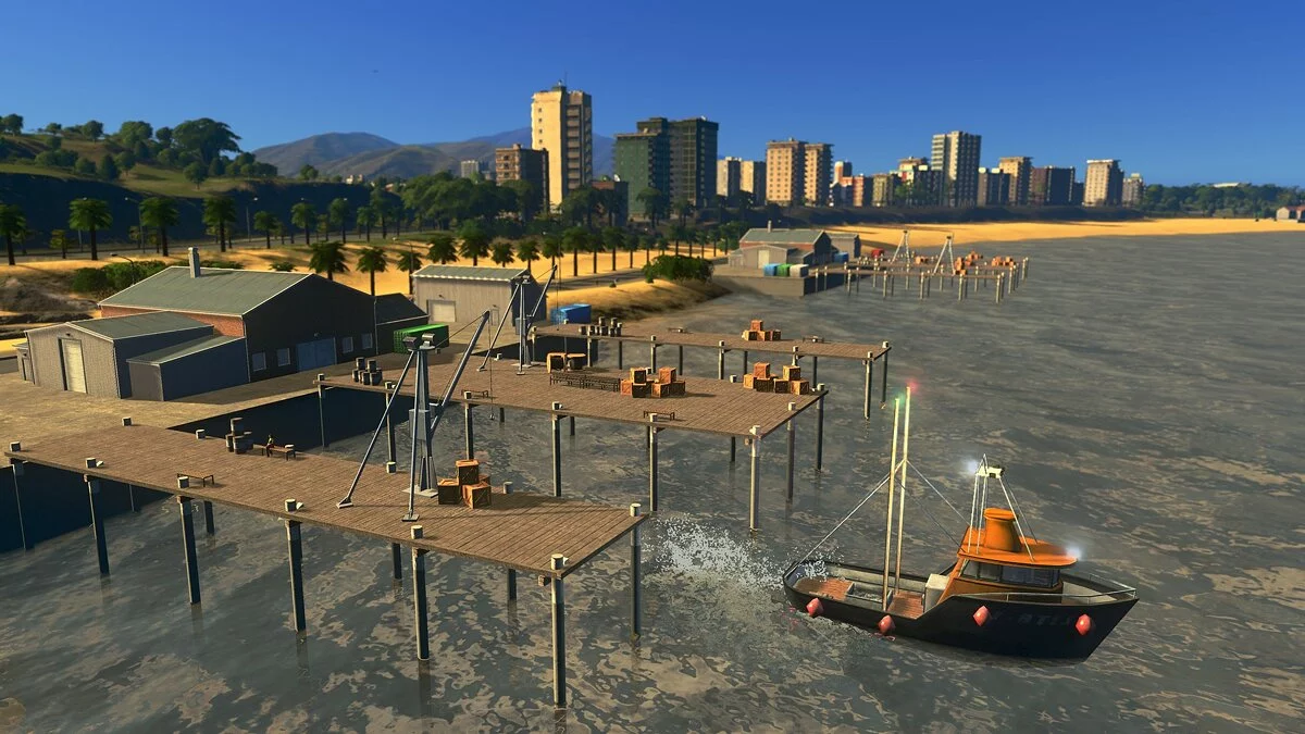 Скриншот из игры Cities: Skylines - Sunset Harbor - 5