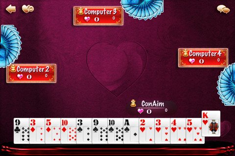 Скриншот из игры Hearts Online - 1