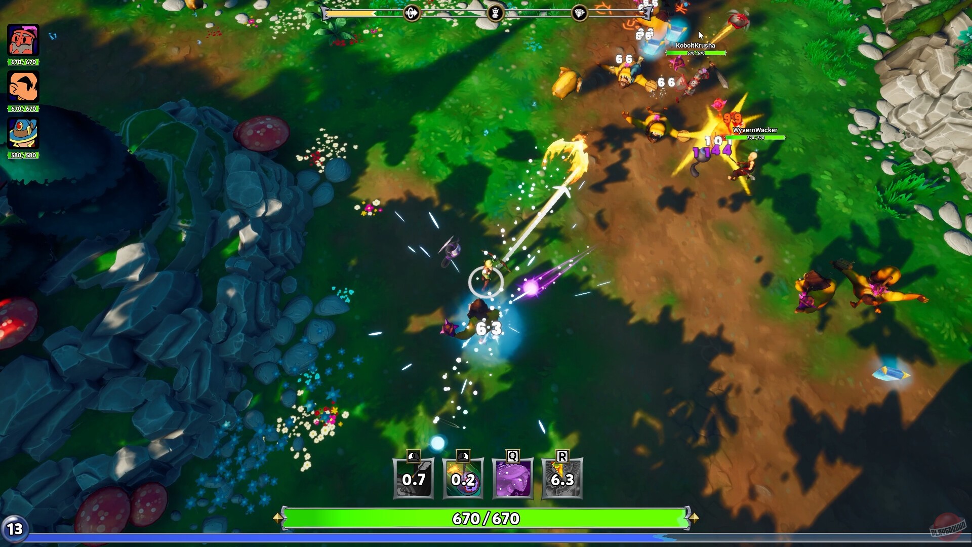 Скриншот из игры Defenders of Etheria - 2