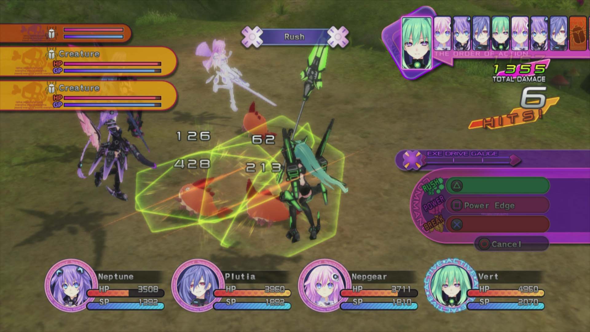 Скриншот из игры Hyperdimension Neptunia Victory - 125