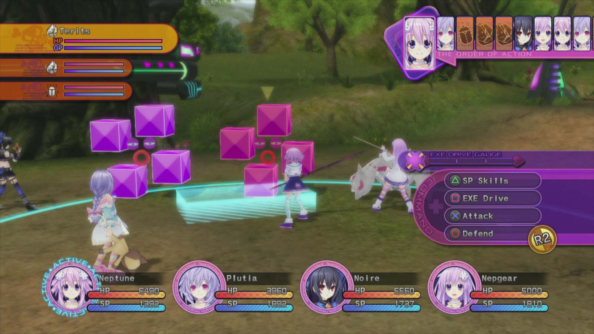 Скриншот из игры Hyperdimension Neptunia Victory - 195