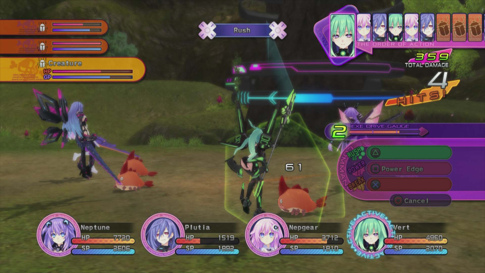 Скриншот из игры Hyperdimension Neptunia Victory - 132