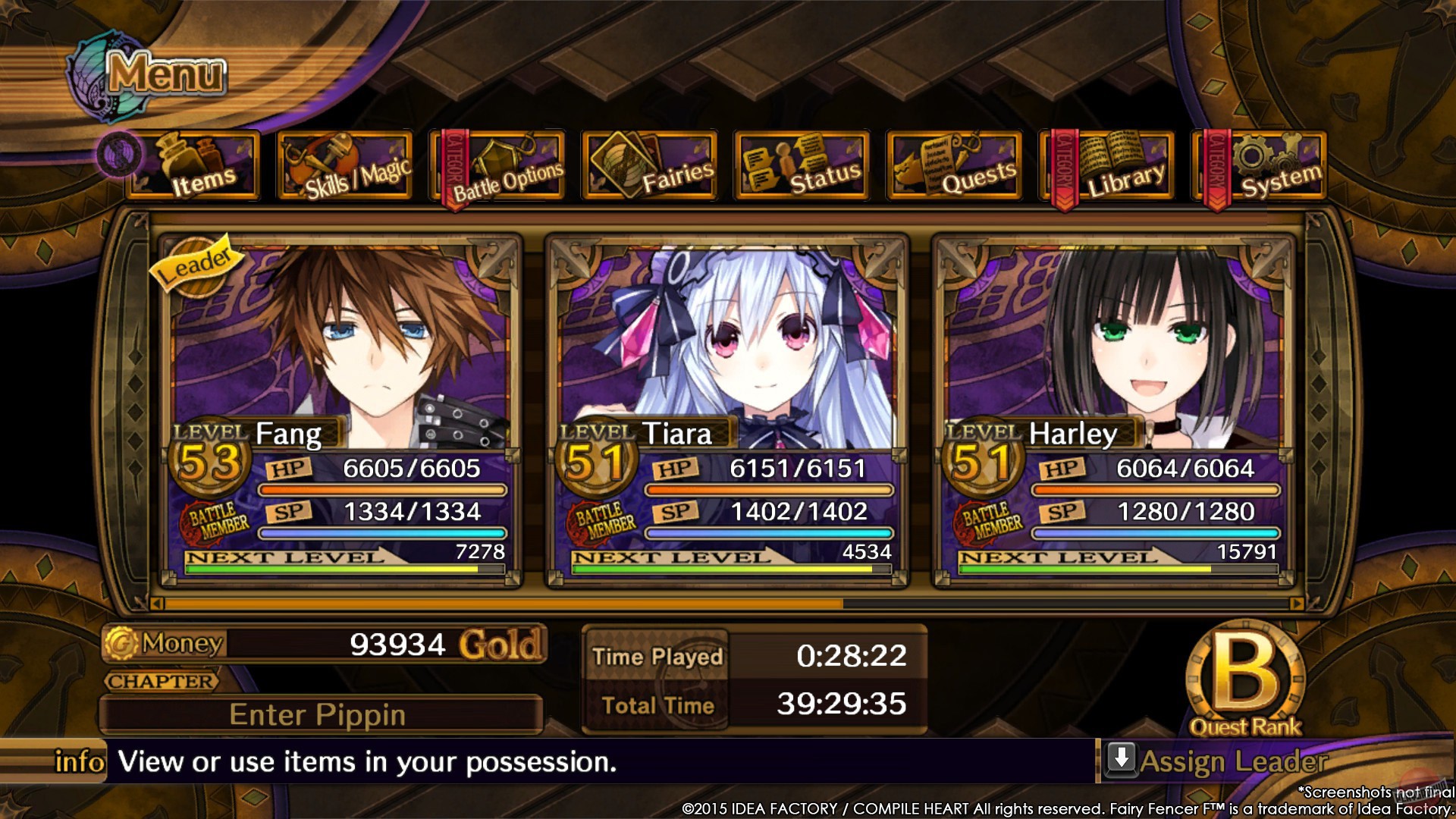 Скриншот из игры Fairy Fencer F: Advent Dark Force - 22