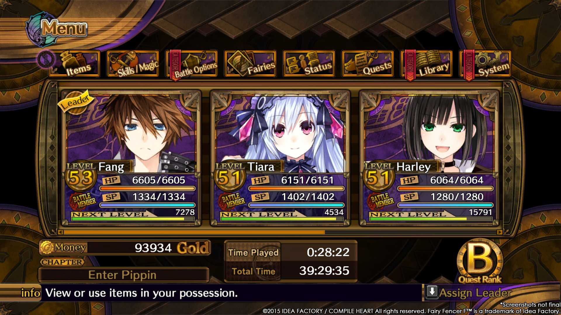 Скриншот из игры Fairy Fencer F: Advent Dark Force - 48