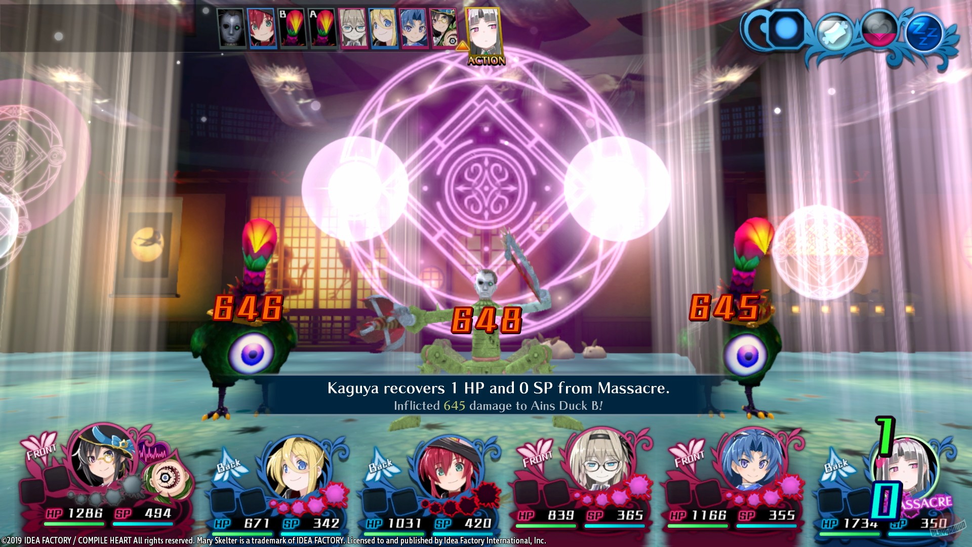 Скриншот из игры Mary Skelter 2 - 45