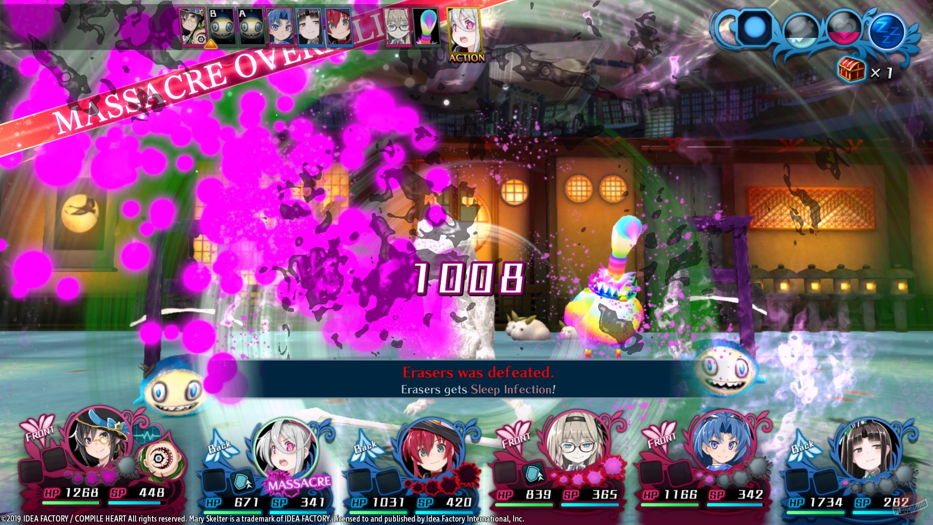 Скриншот из игры Mary Skelter 2 - 34
