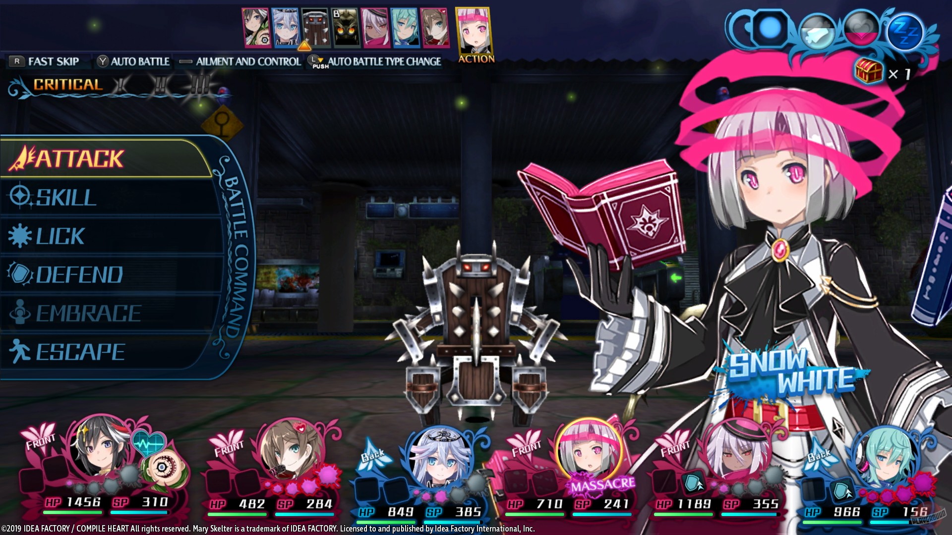 Скриншот из игры Mary Skelter 2 - 43