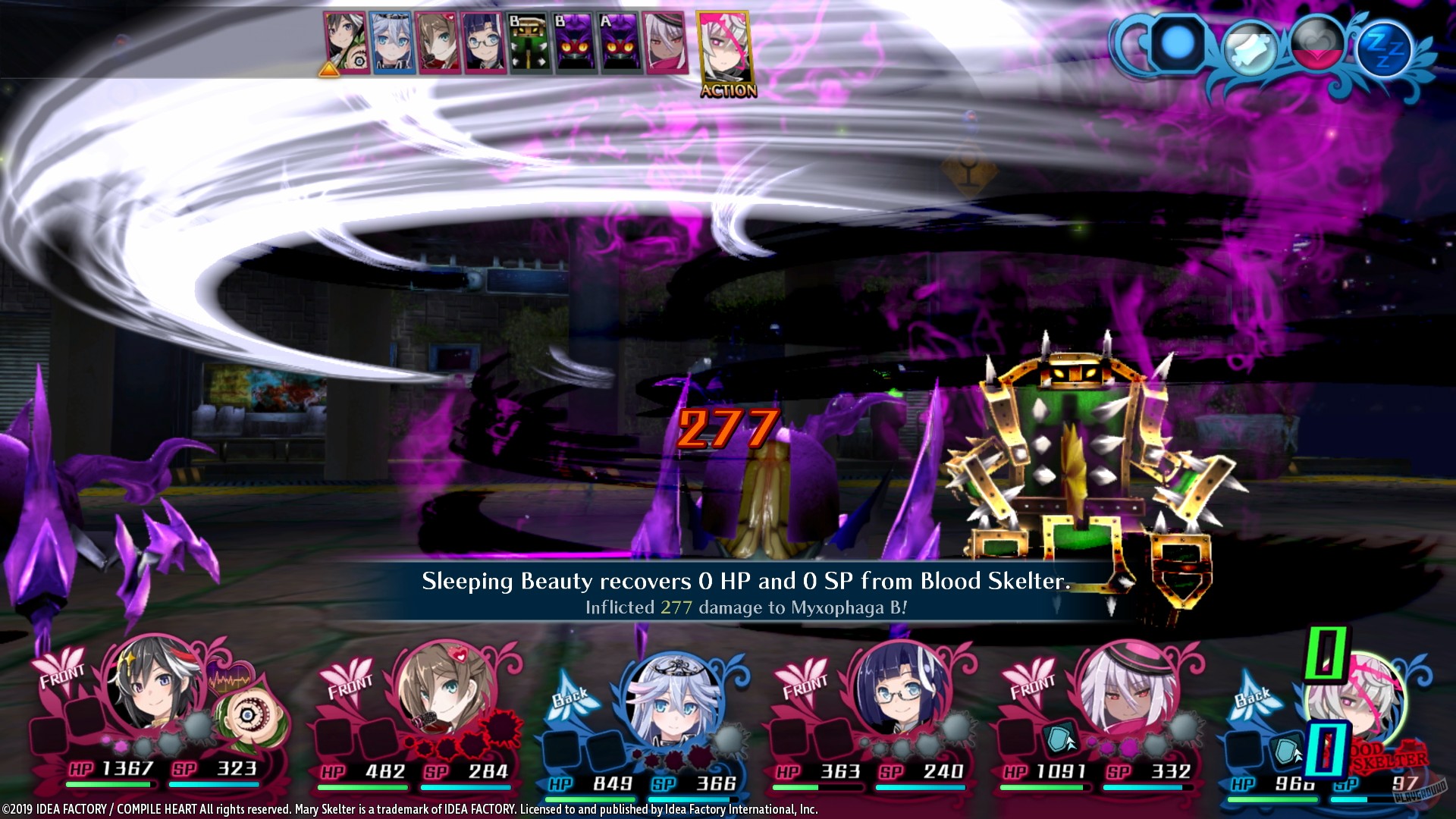 Скриншот из игры Mary Skelter 2 - 19