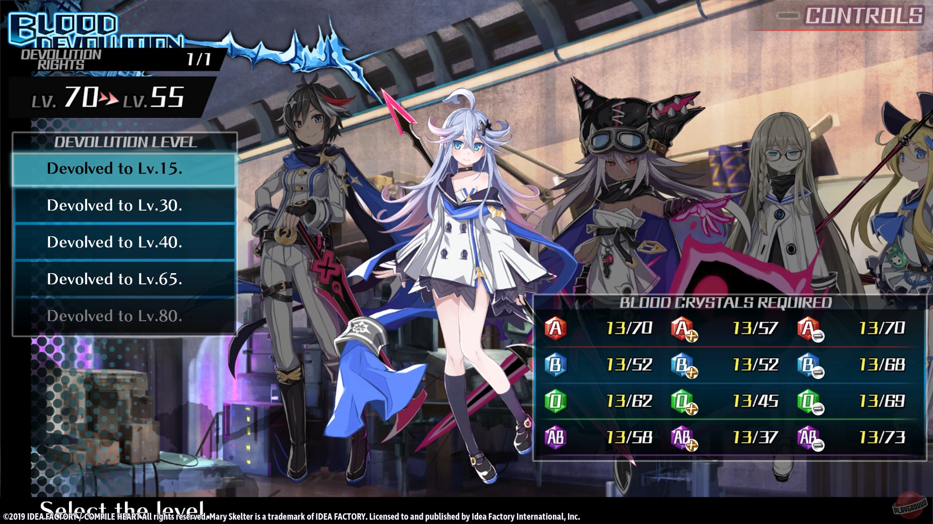 Скриншот из игры Mary Skelter 2 - 2