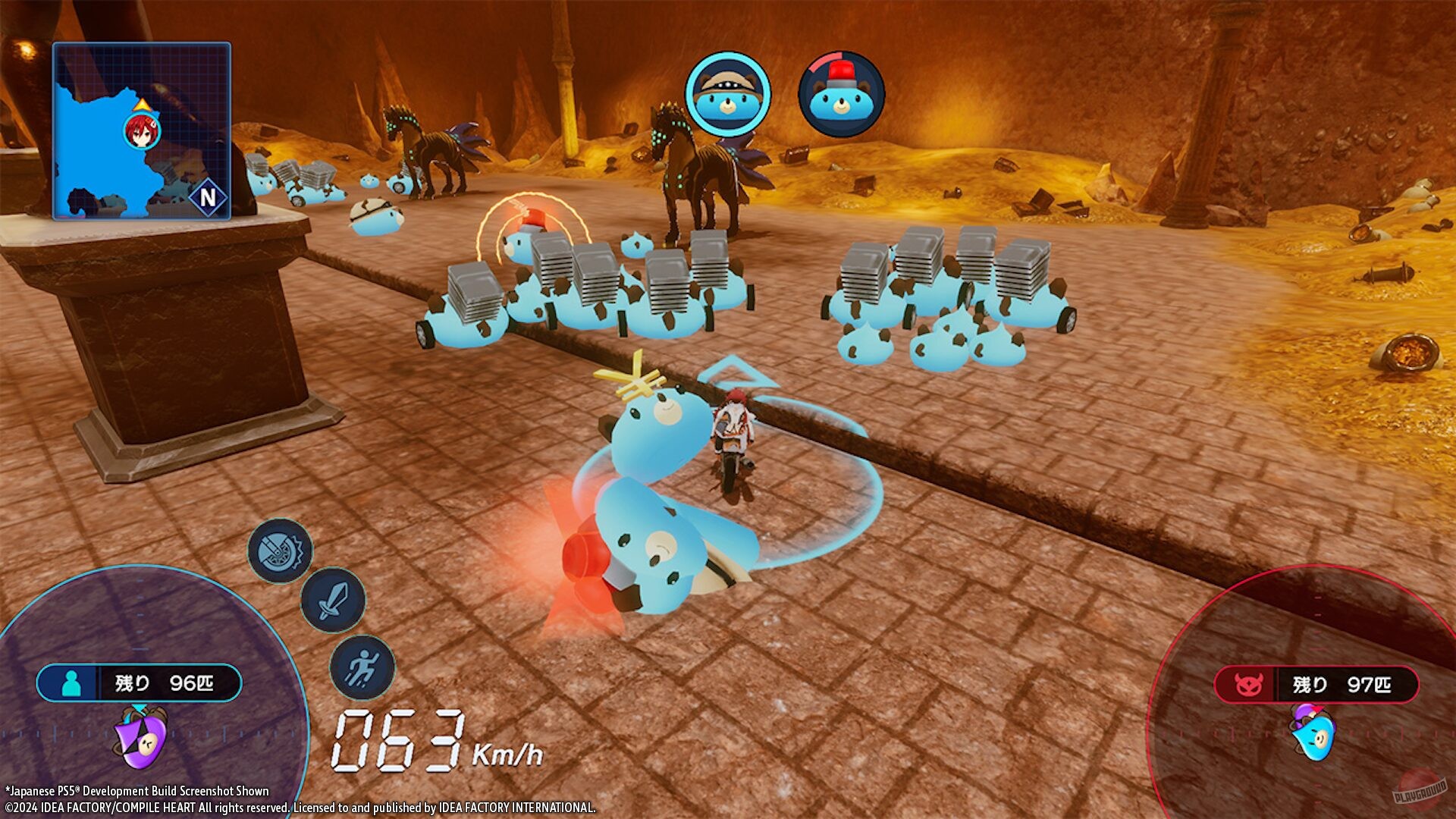 Скриншот из игры Neptunia Riders VS Dogoos - 5