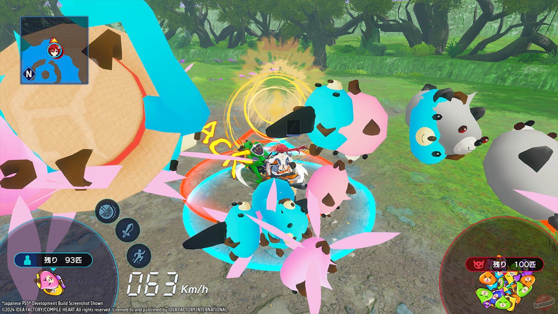 Скриншот из игры Neptunia Riders VS Dogoos - 10