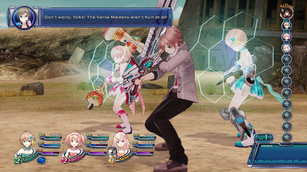Скриншот из игры Omega Quintet - 32