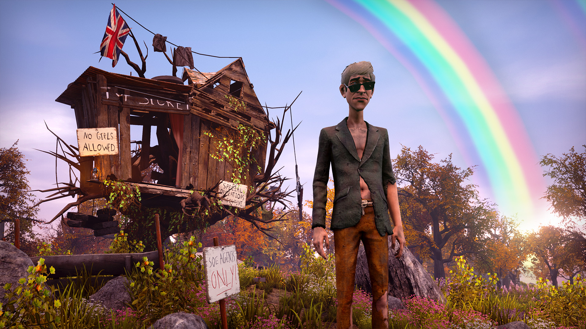 Скриншот из игры We Happy Few - 48