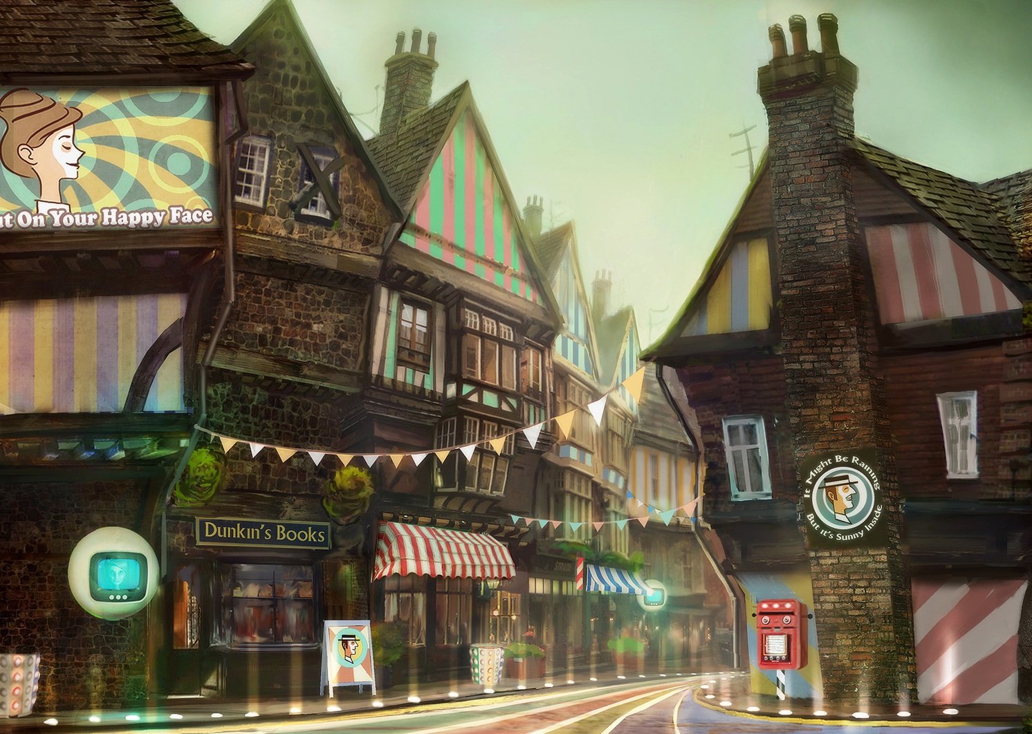 Скриншот из игры We Happy Few - 35