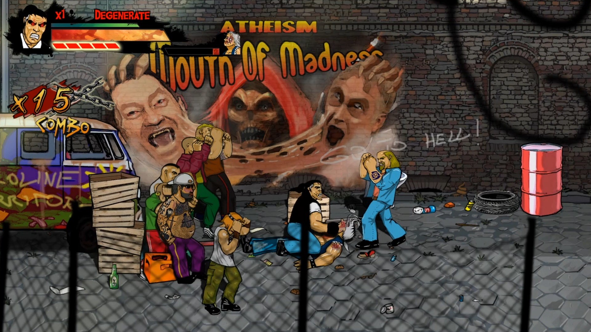 Скриншот из игры Skinny & Franko: Fists of Violence - 11