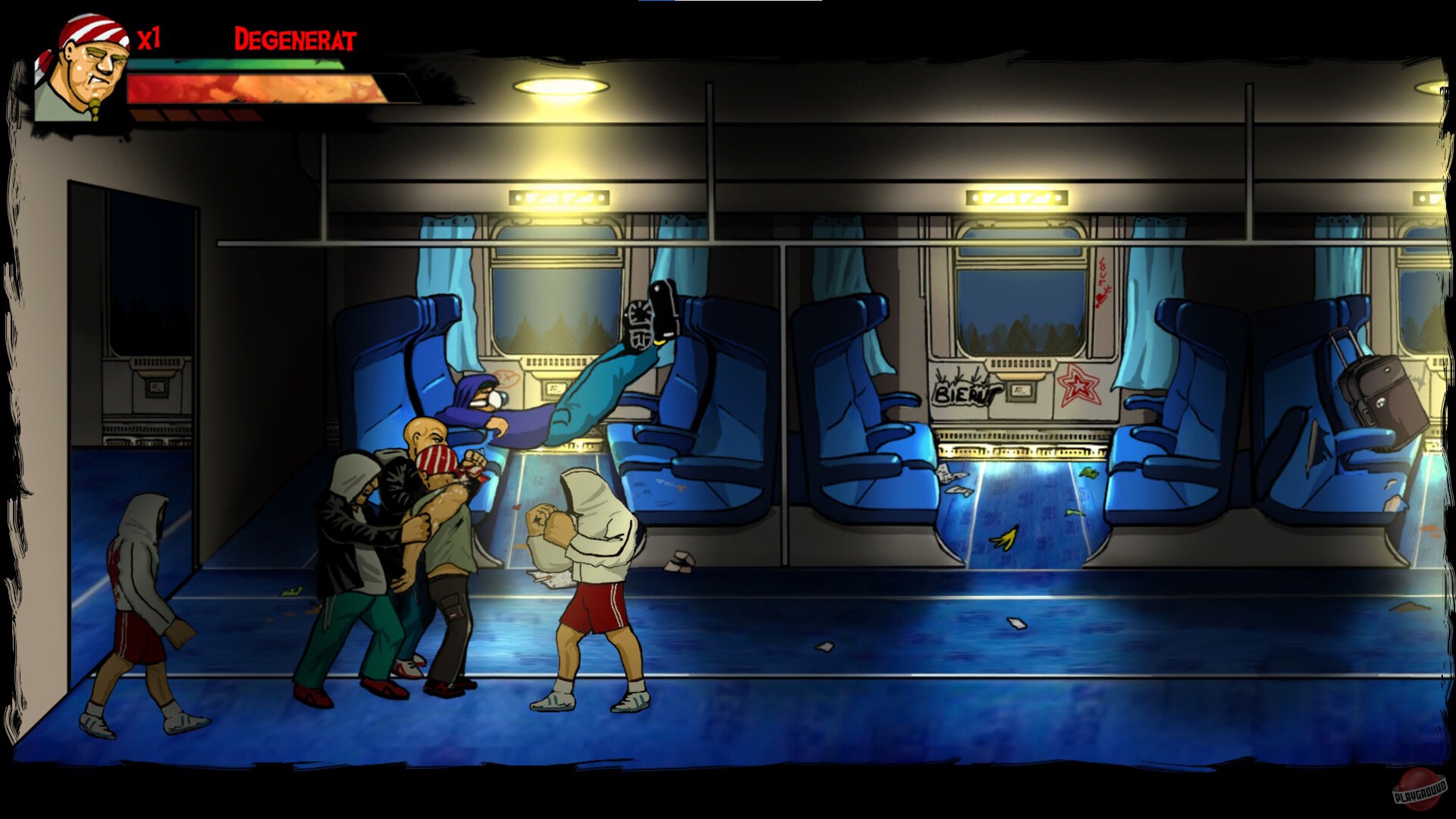 Скриншот из игры Skinny & Franko: Fists of Violence - 5