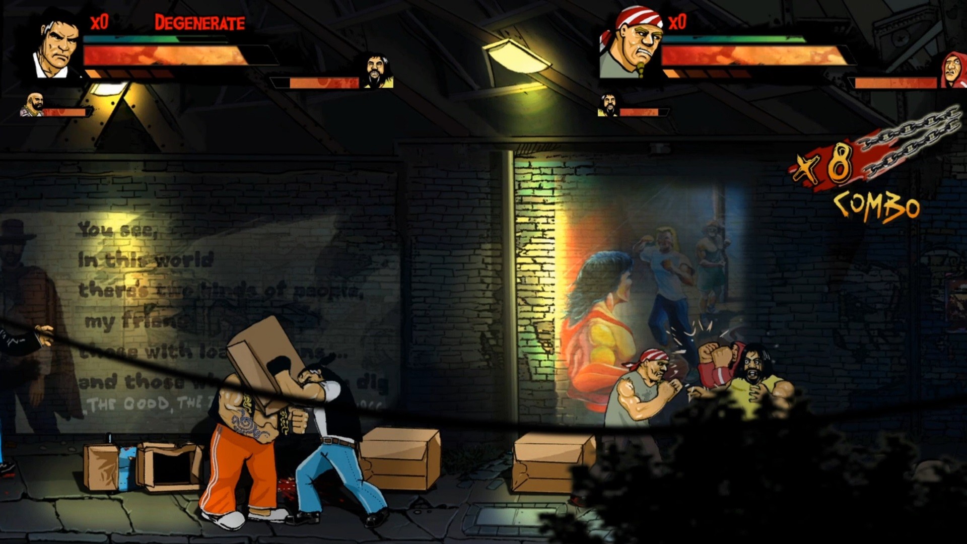 Скриншот из игры Skinny & Franko: Fists of Violence - 6