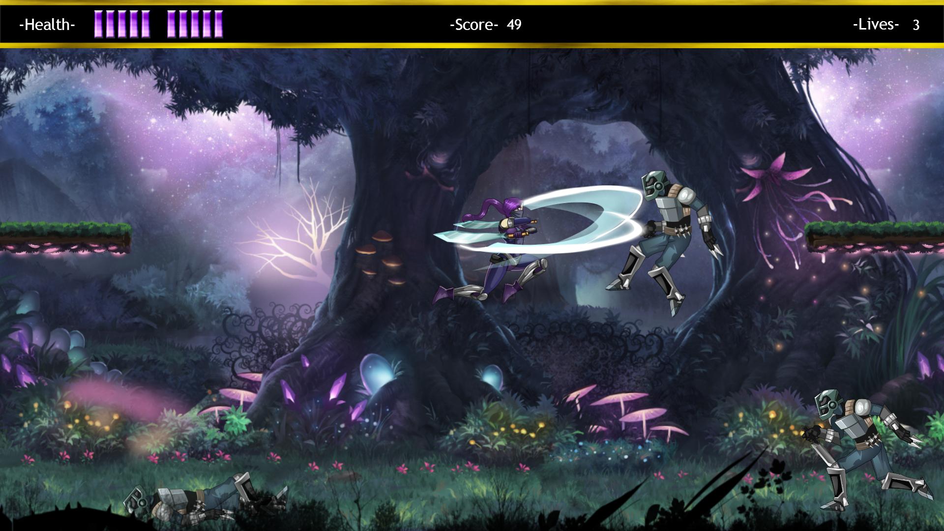 Скриншот из игры Blazefall Binalblades - 1