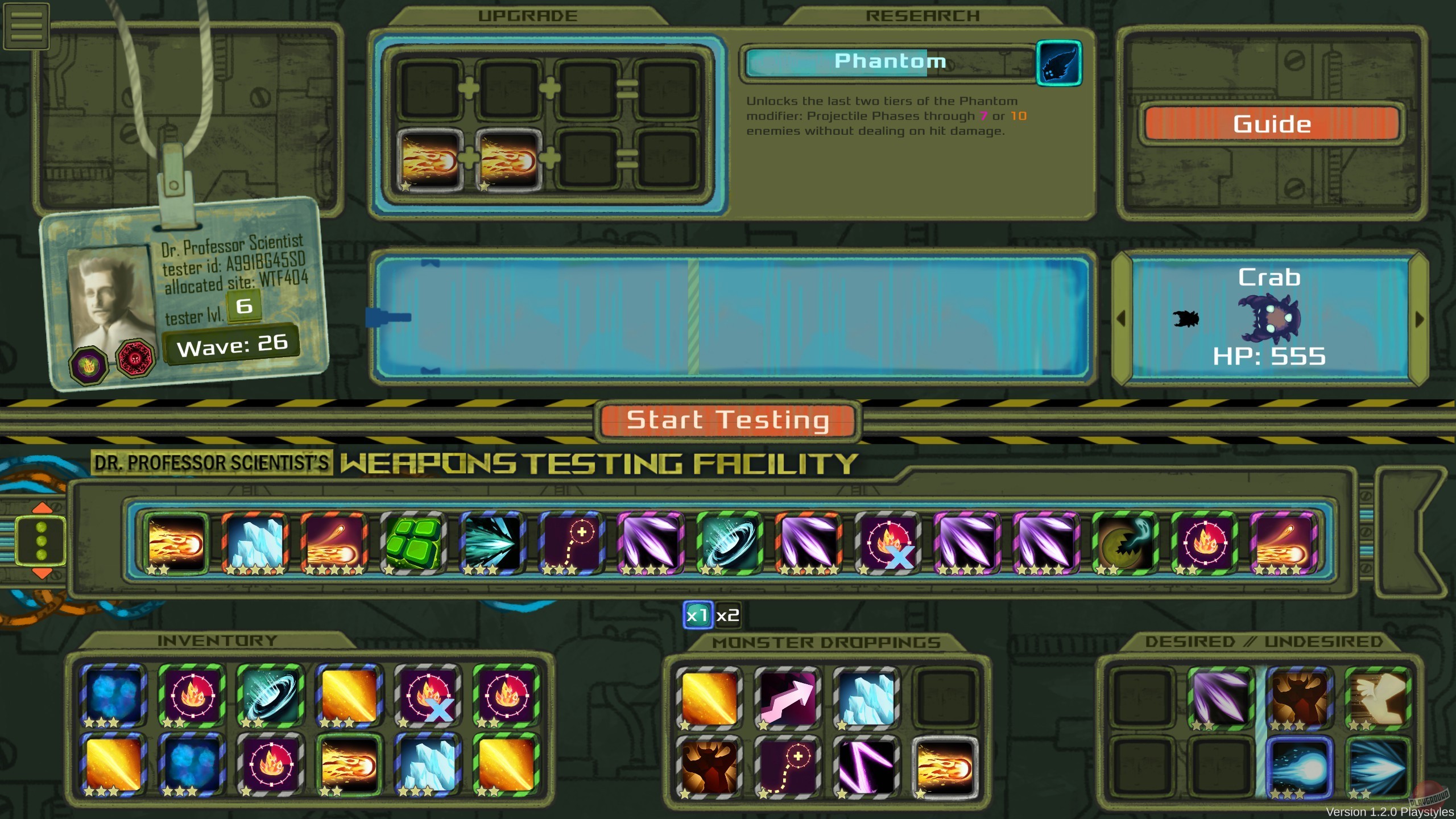 Скриншот из игры Dr. Professor Scientist's Weapons Testing Facility - 10