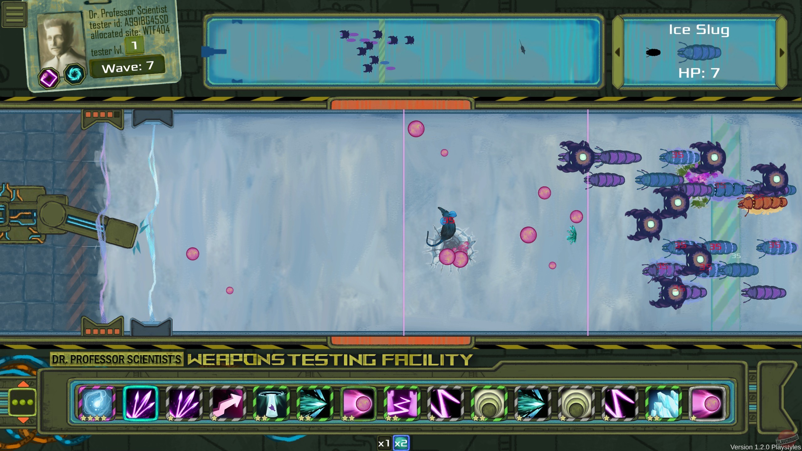 Скриншот из игры Dr. Professor Scientist's Weapons Testing Facility - 5