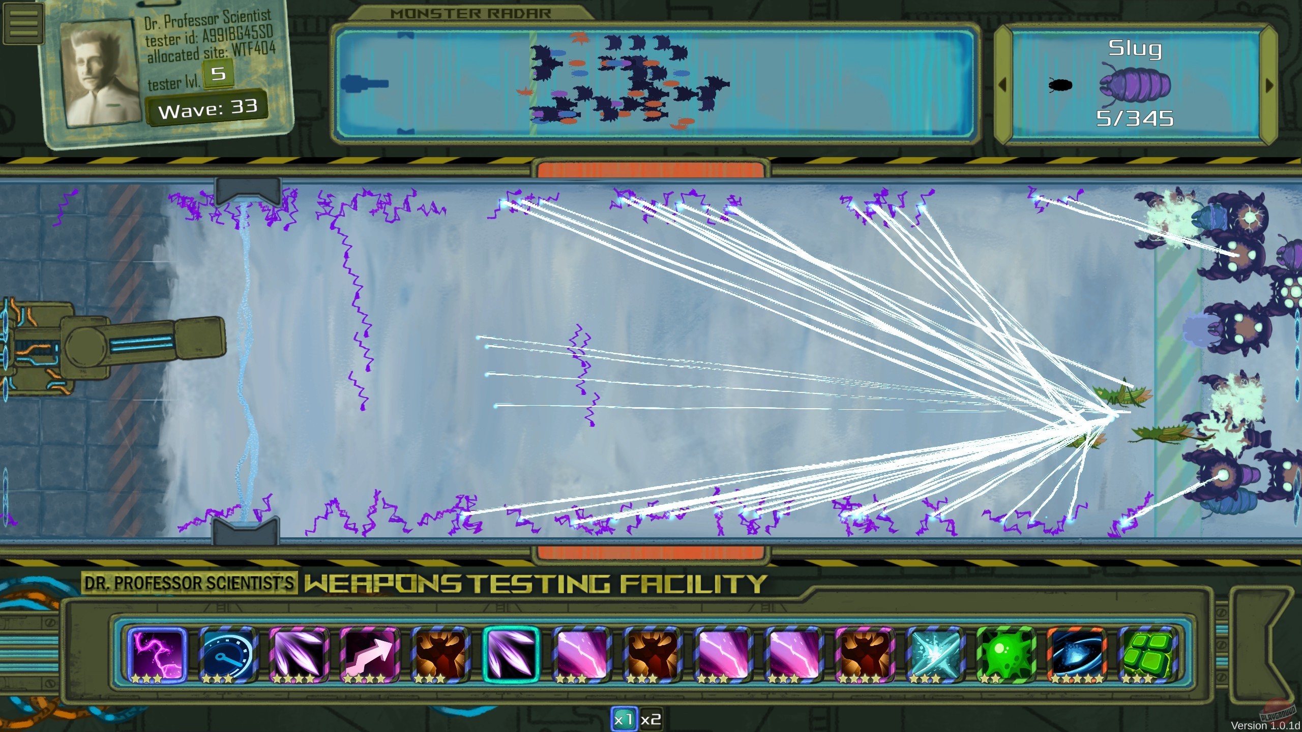 Скриншот из игры Dr. Professor Scientist's Weapons Testing Facility - 11