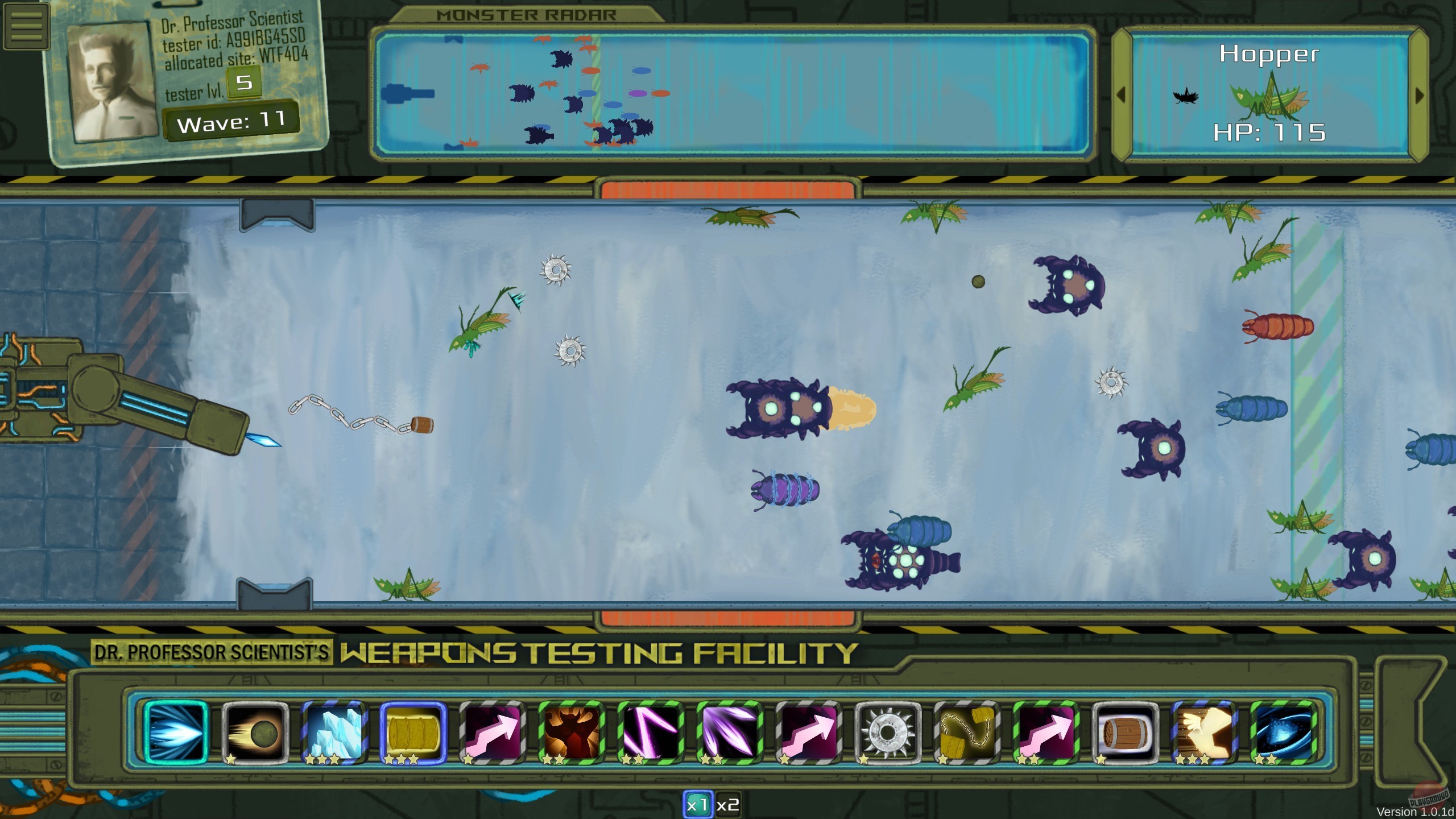 Скриншот из игры Dr. Professor Scientist's Weapons Testing Facility - 8