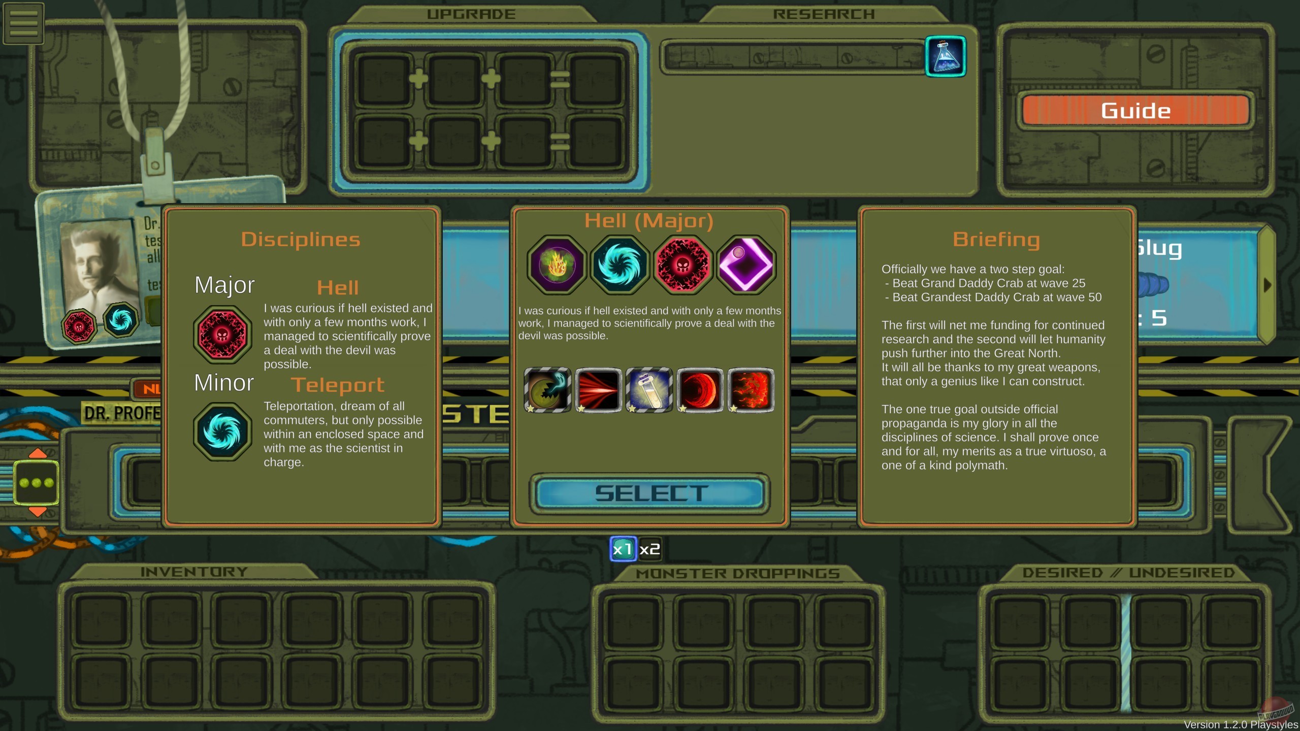 Скриншот из игры Dr. Professor Scientist's Weapons Testing Facility - 2