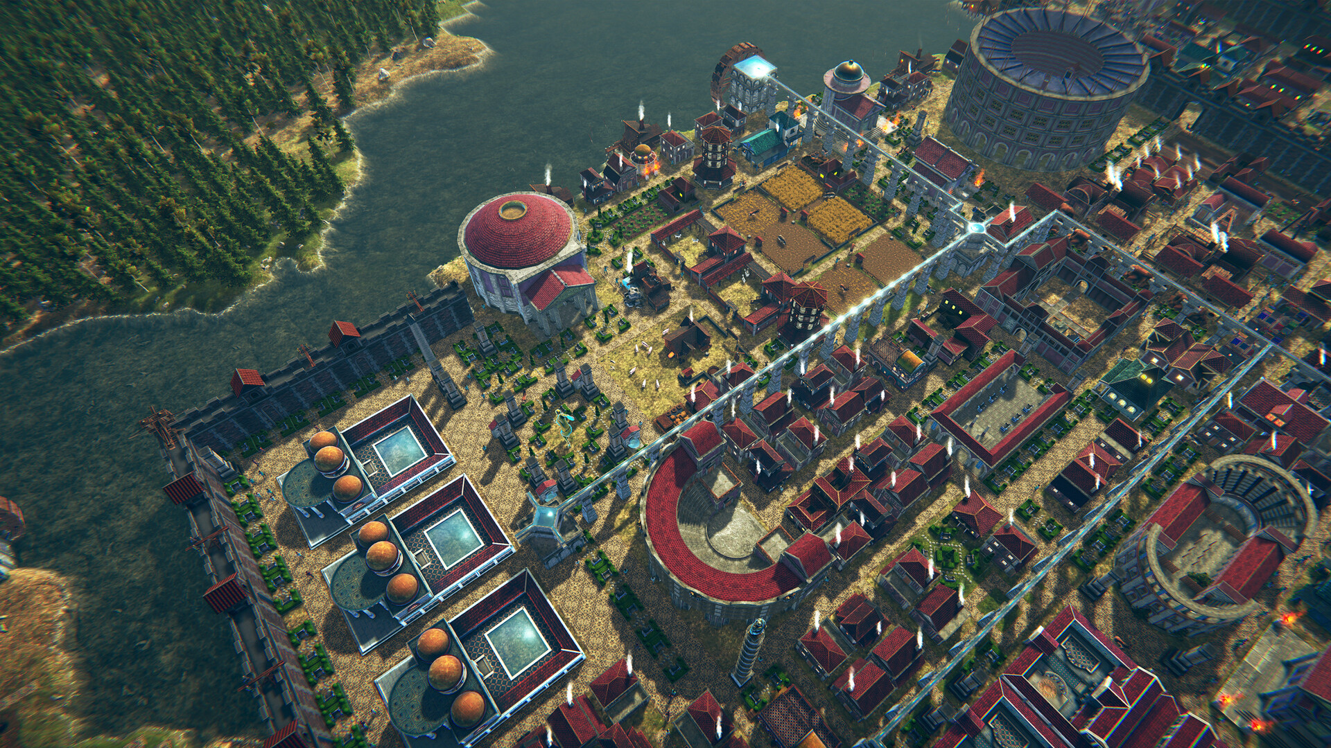 Скриншот из игры Roman Triumph: Survival City Builder - 1