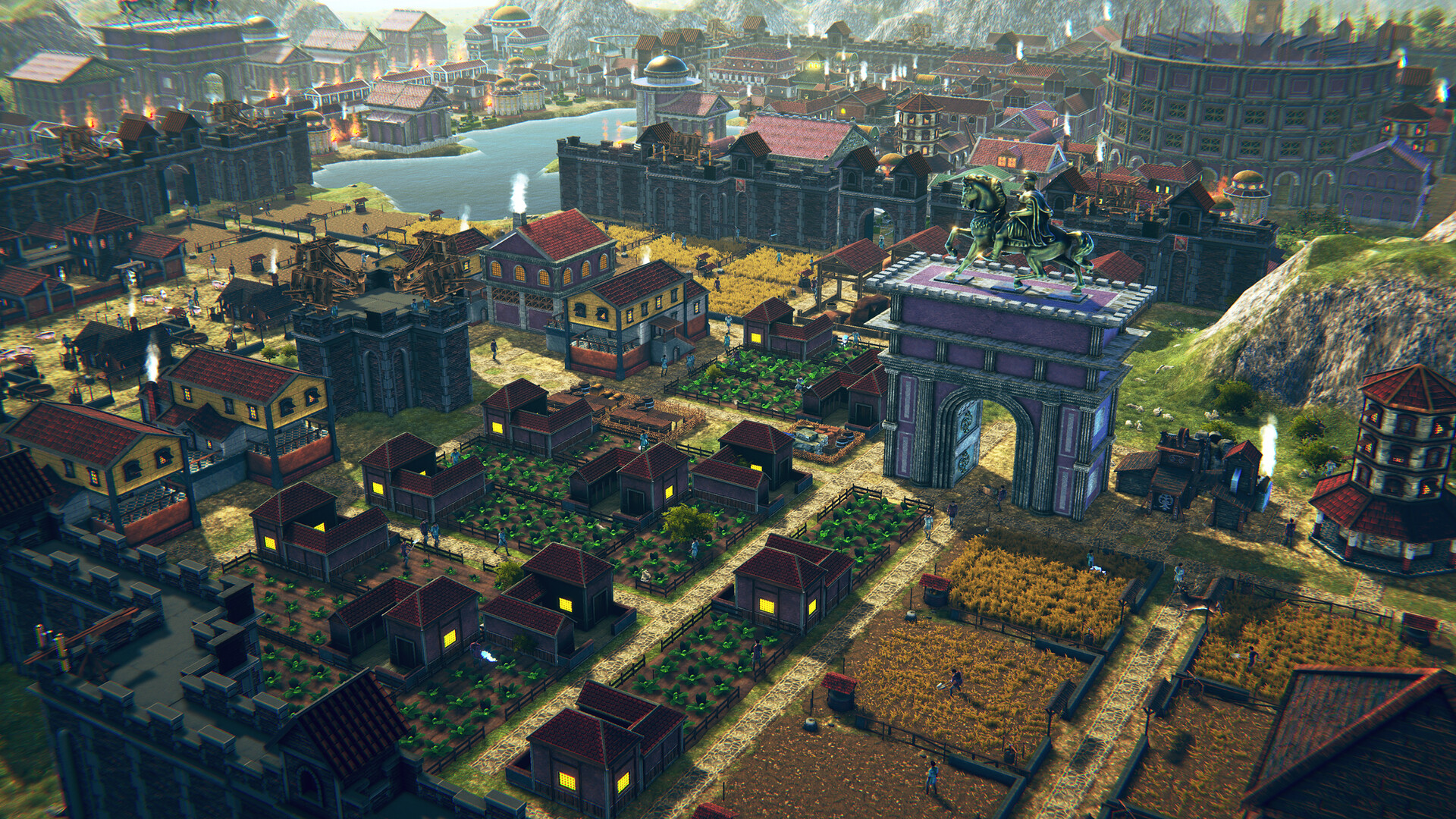 Скриншот из игры Roman Triumph: Survival City Builder - 28