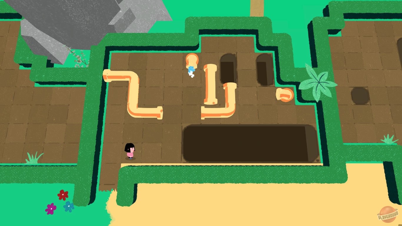 Скриншот из игры Pipe Push Paradise - 1