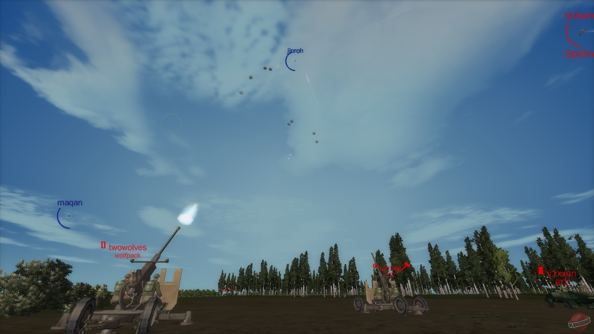 Скриншот из игры WWII Online - 48