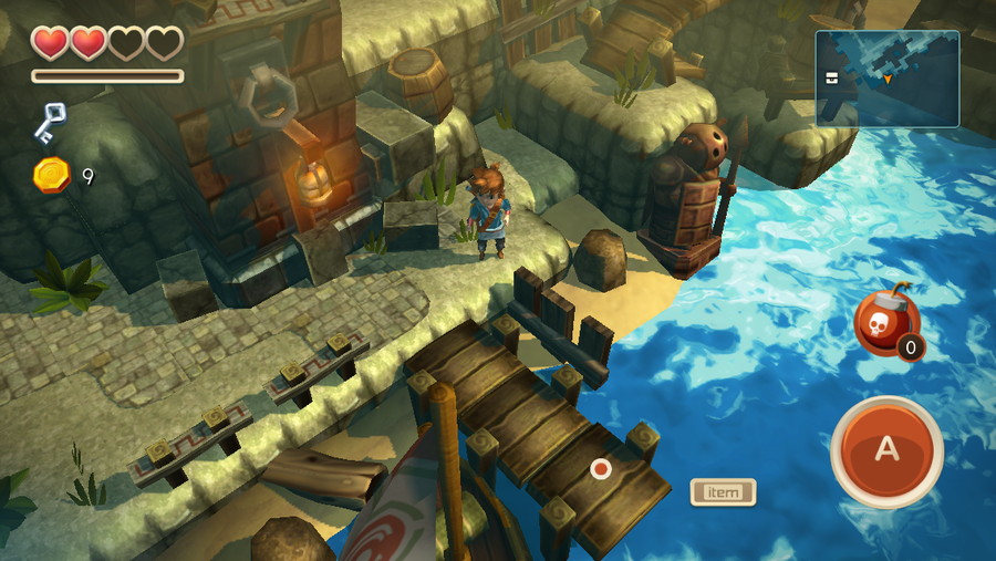 Скриншот из игры Oceanhorn: Monster of Uncharted Seas - 2
