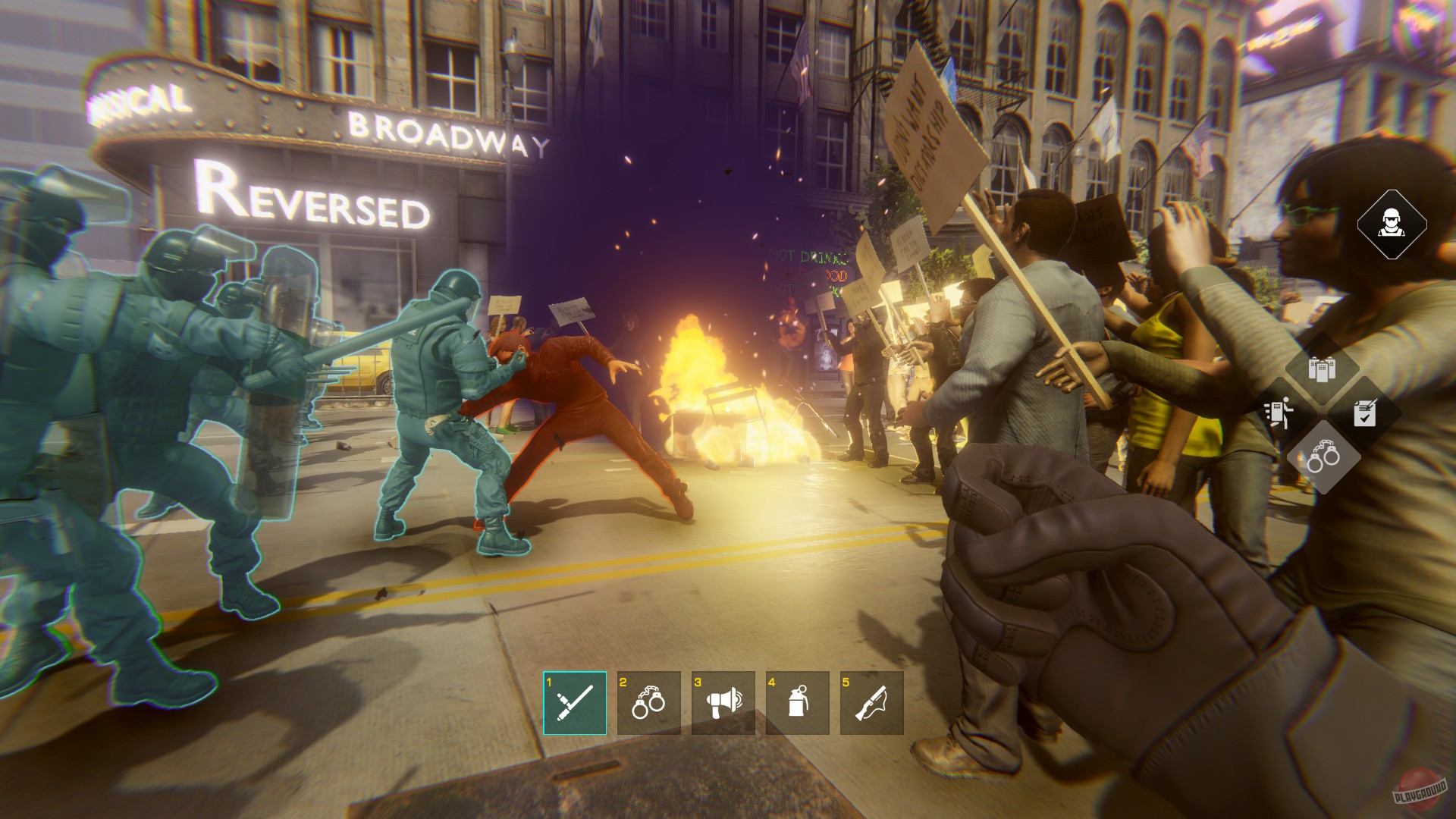 Скриншот из игры Riot Control Simulator - 4