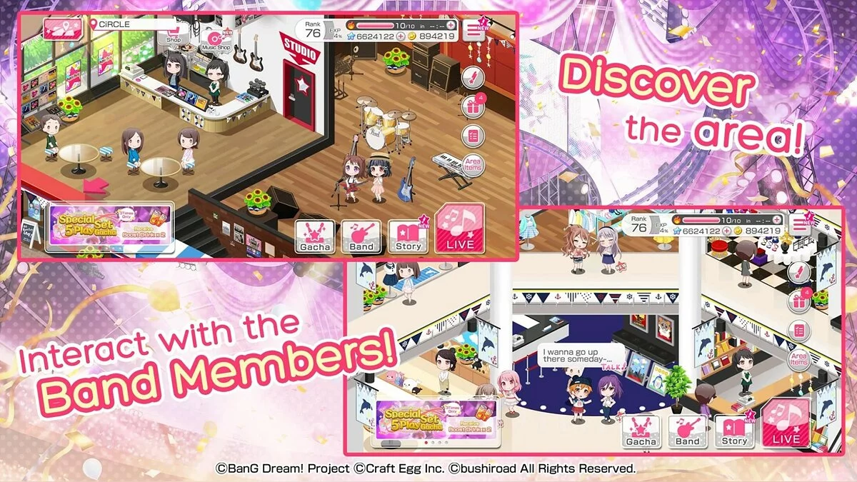 Скриншот из игры Bang Dream! Girls Band Party! - 7