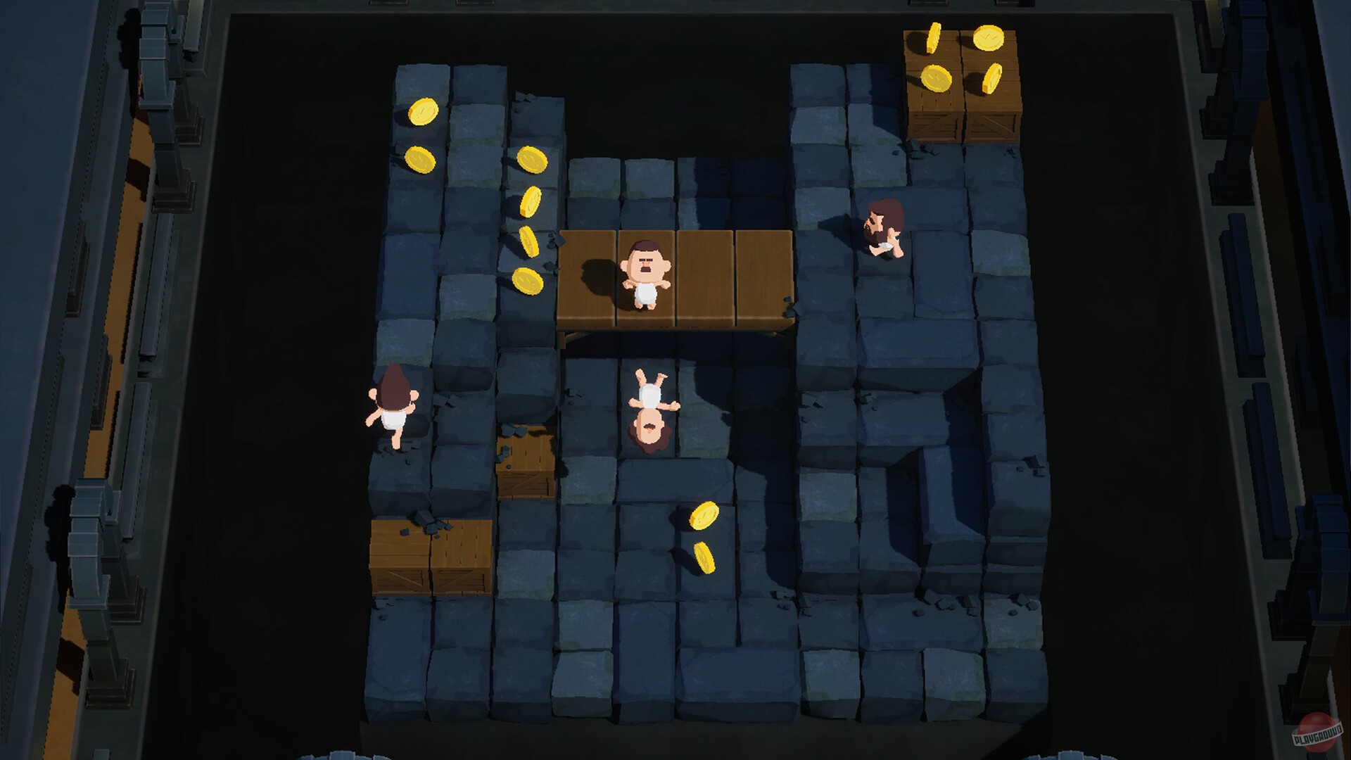 Скриншот из игры Blokes on Blocks! - 4