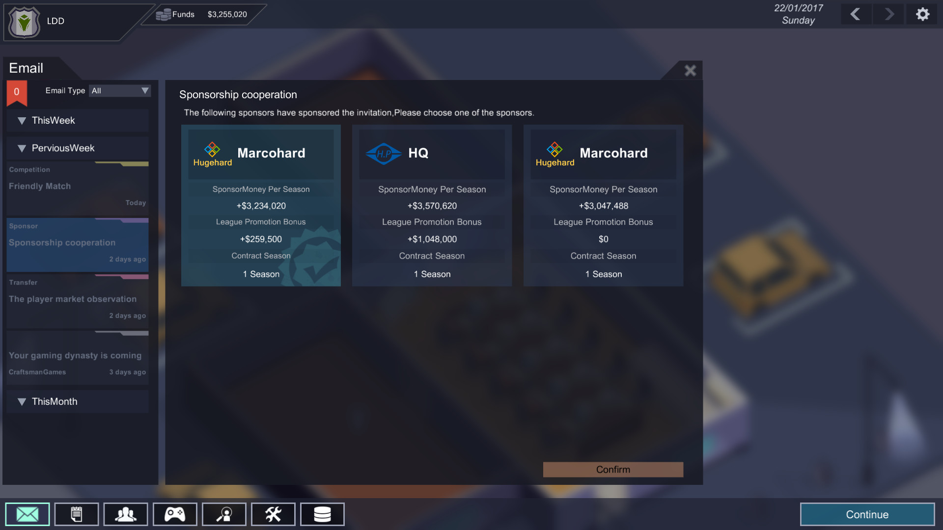 Скриншот из игры ESports Club - 21