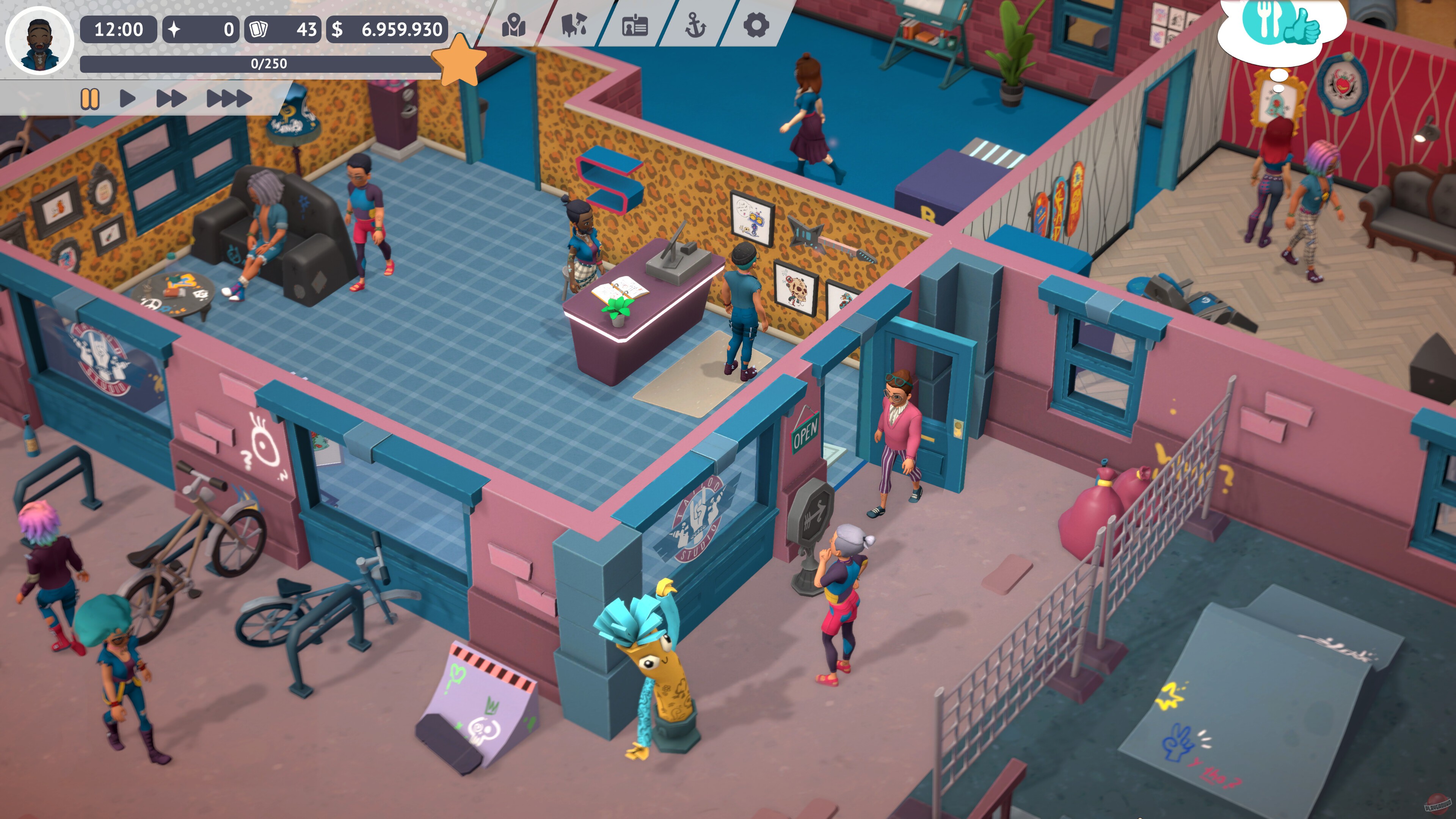 Скриншот из игры Tattoo Tycoon - 4