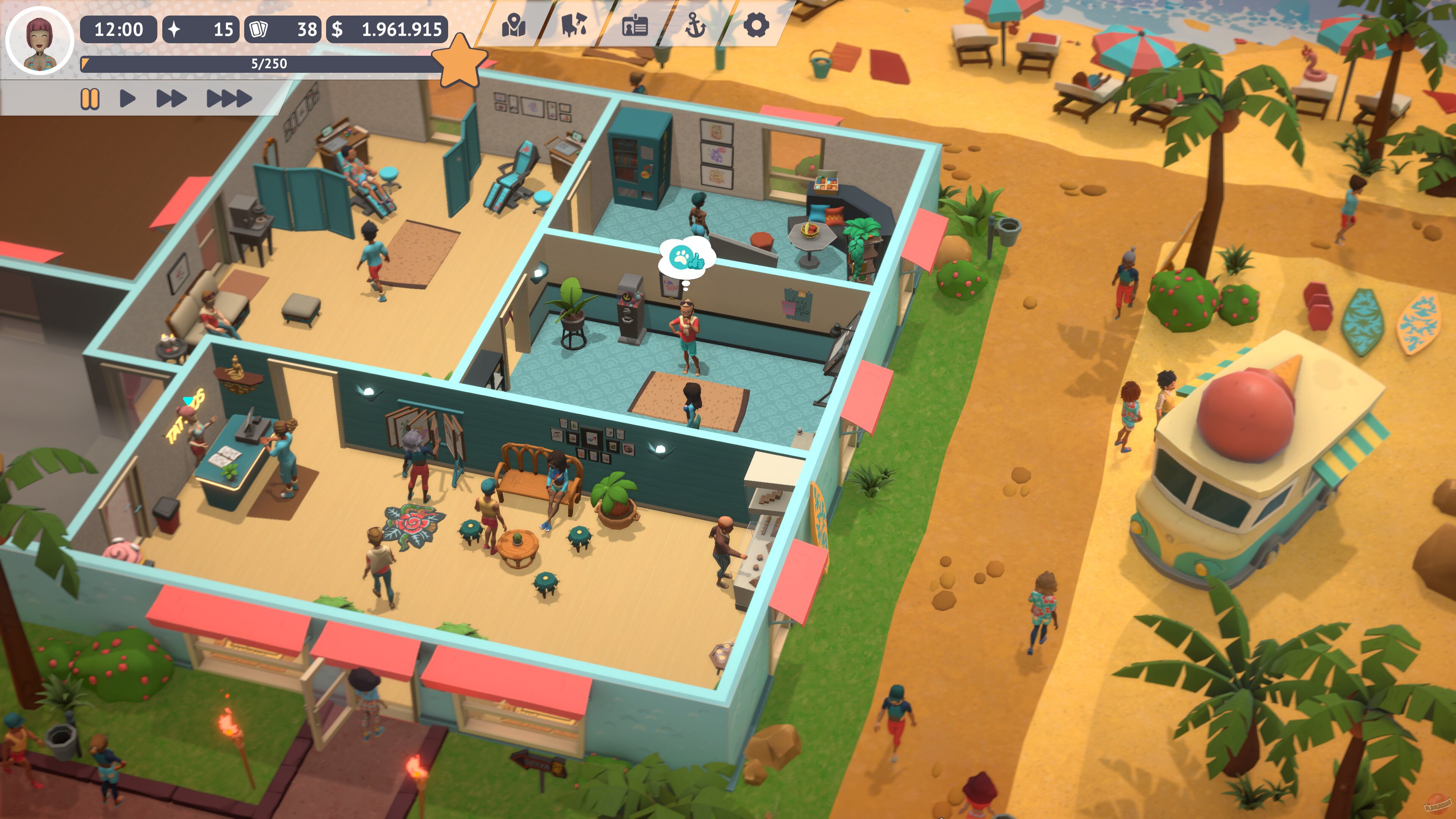 Скриншот из игры Tattoo Tycoon - 5